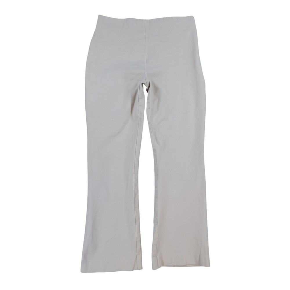 A New Day Pants Womens 2 Tan Cotton Spandex Stretch Flare‎ Slim Leg Neutral